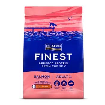 FISH4DOGS Granule velké pro dospělé psy Finest losos s bramborami 1,5 kg, 1+ (5056008807733)