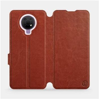 Mobiwear flip pouzdro pro Nokia G10 - Brown&Gray (5903516831357)