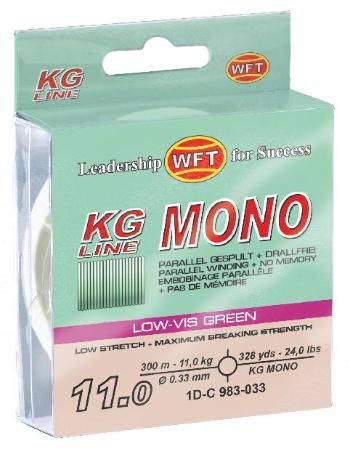 Wft vlasec kg mono green 300 m - 0,40 mm 15,6 kg