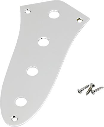 Fender Jazz Bass Control Plate, 4-Hole, Chrome