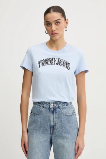 Bavlnené tričko Tommy Jeans dámske, DW0DW20161