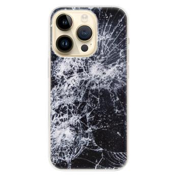 Odolné silikonové pouzdro iSaprio - Cracked - iPhone 14 Pro