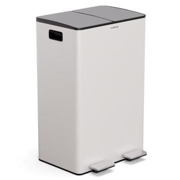 Klarstein EcoVista, odpadkový koš s kompostérem, 60 l + 3 l/koš + kompostér, Soft-Close