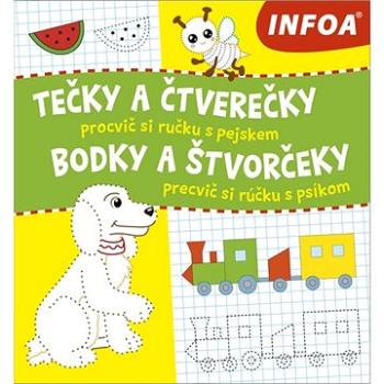 Tečky a čtverečky/Bodky a štvorčeky: procvič si ručku s pejskem/precvič si rúčku s psíkom (8594184924099)