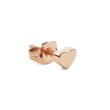 Daniel Wellington Bronzová single náušnice Srdíčko DW00400857
