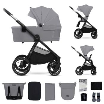 KINDERKRAFT Kombinált babakocsi Nea 2 2in1 Platinum Grey