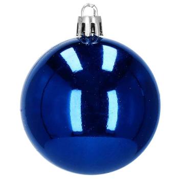 Springos Karácsonyfa gömbök 6cm 30db - tengerészkék