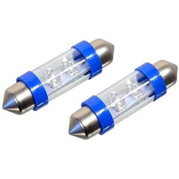 COMPASS Žárovka 4LED 12V suf.11X39 SV8.5 modrá 2ks (33723)