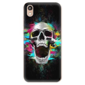 Odolné silikonové pouzdro iSaprio - Skull in Colors - Huawei Honor 8S