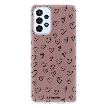 Odolné silikonové pouzdro iSaprio - Heart Dark - Samsung Galaxy A23 / A23 5G