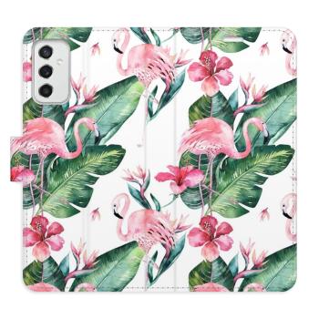 Flipové pouzdro iSaprio - Flamingos Pattern - Samsung Galaxy M52 5G