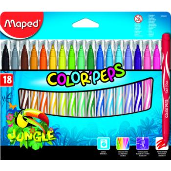 Fixy Maped Color´Peps Jungle, 18 barev