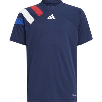 adidas FORTORE 23 JERSEY JR Dětský dres, tmavě modrá, velikost