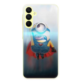 Odolné silikonové pouzdro iSaprio - Mimons Superman 02 - Samsung Galaxy A15 / A15 5G