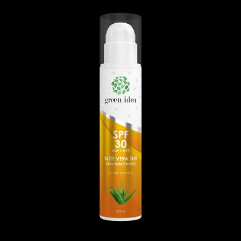 Green Idea Aloe Vera Opalovací mléko SPF 30, 200 ml