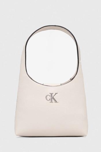 Kabelka Calvin Klein Jeans béžová barva, K60K610843