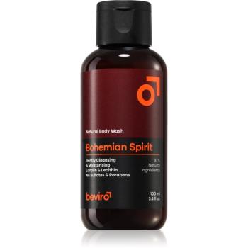 Beviro Bohemian Spirit Natural Body Wash přírodní sprchový gel pro muže 100 ml