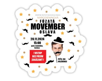 Personal Personalizované pozvánky 6 ks - Movember