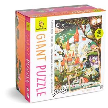 Ludattica Obří podlahové puzzle Zámek, 48 dílků (74860)