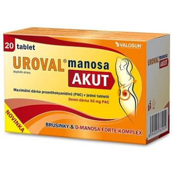 Uroval Manosa Akut 20 tbl. (8596024012980)