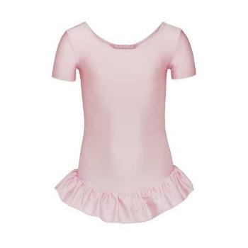 PAPILLON LEOTARD SHORT SLEEVES Dětský baletní trikot, růžová, velikost