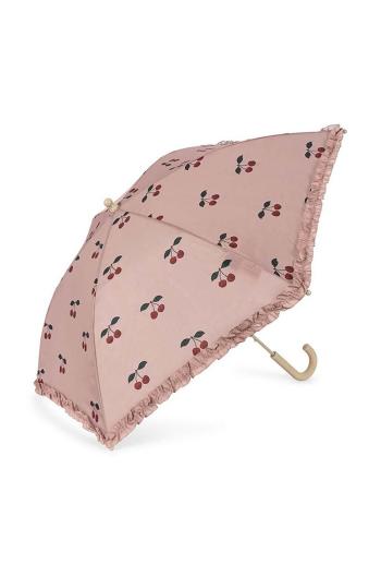 Dětský deštník Konges Sløjd FRILL UMBRELLA růžová barva, KS101226