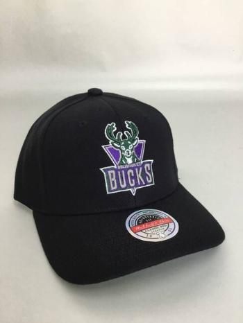 Mitchell & Ness snapback Milwaukee Bucks Team Logo High Crown 6 Panel Classic Red Snapback black - UNI