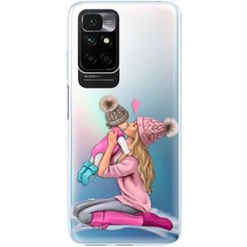 iSaprio Kissing Mom pro Blond and Girl pro Xiaomi Redmi 10 (kmblogirl-TPU3-Rmi10)