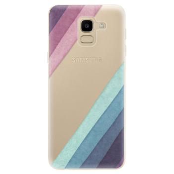 Odolné silikonové pouzdro iSaprio - Glitter Stripes 01 - Samsung Galaxy J6