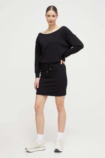 Šaty Dkny černá barva, mini, DP3D4828