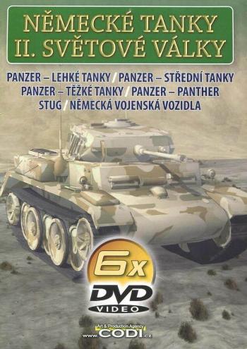 Německé tanky 2. světové války - 6 DVD (papírový obal)