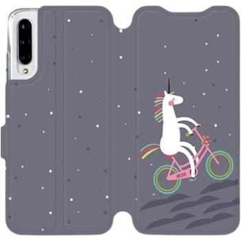 Flipové pouzdro na mobil Xiaomi Mi A3 - V024P Jednorožec na kole (5903226953066)