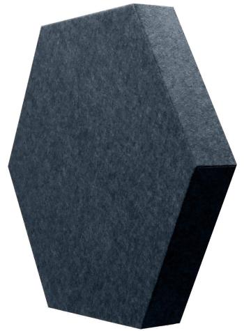 Mega Acoustic HexaPET 3 cm Gray Absorpční penový panel