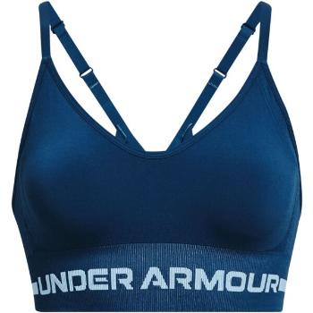 Under Armour SEAMLESS LOW LONG Sportovní podprsenka, modrá, velikost