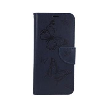 TopQ Realme 8 knížkové Butterfly modré tmavé 62569 (Sun-62569)