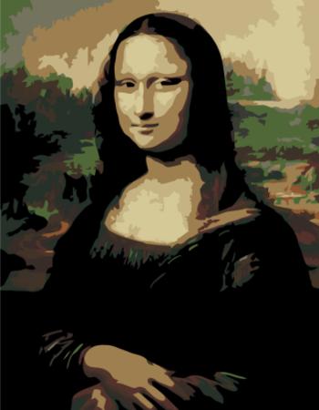 Malování podle čísel – 103 Mona Lisa