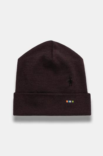 Smartwool kifordítható sapka Thermal Merino Reversible vékony, narancssárga, gyapjú, SW0SW956