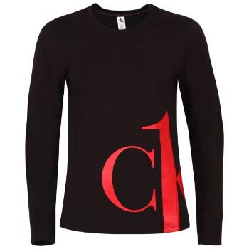 Calvin Klein SLEEP-L/S CREW NECK Dámské tričko s dlouhým rukávem, černá, velikost