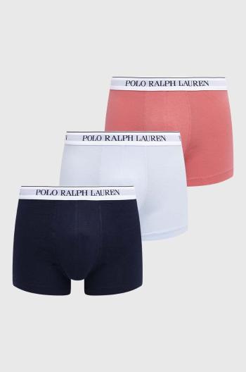 Boxerky Polo Ralph Lauren 3-pack pánské, růžová barva, 714830299