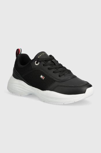 Sneakers boty Tommy Hilfiger CHUNKY RUNNER černá barva, FW0FW07818