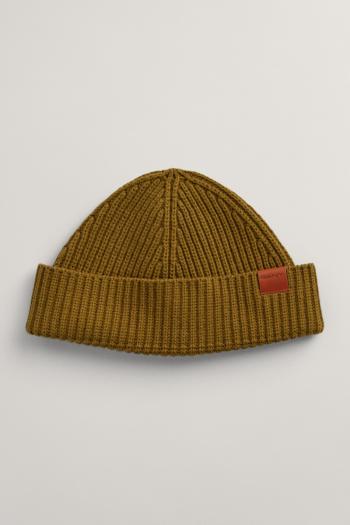 ČEPICE GANT FISHERMAN BEANIE WARM SURPLUS GREEN