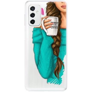 iSaprio My Coffe and Brunette Girl pro Samsung Galaxy M52 5G (coffbru-TPU3-M52_5G)