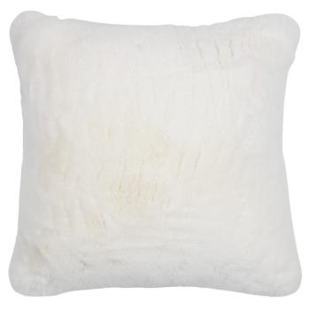 Bílý plyšový měkoučký polštář Soft Teddy White Off - 45*15*45cm  FXKSKW