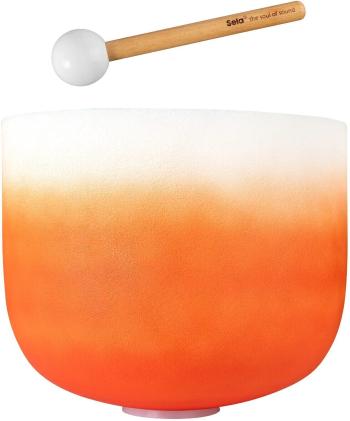 Sela Crystal Chakra Zpívající miska 13" Orange