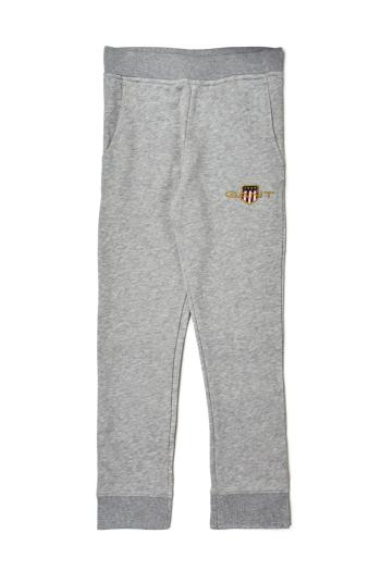 TEPLÁKY GANT ARCHIVE SHIELD SWEAT PANTS LIGHT GREY MELANGE