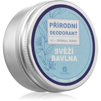 Renovality Original Series Přírodní deodorant tuhý deodorant s vůní Fresh Cotton 50 ml