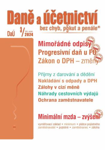 DaÚ 3/2024 Daně a účetnictví bez chyb, pokut a penále