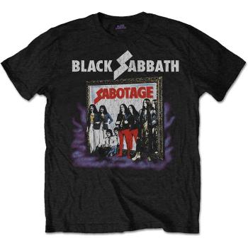 Black Sabbath tričko Sabotage Vintage Čierna XXL