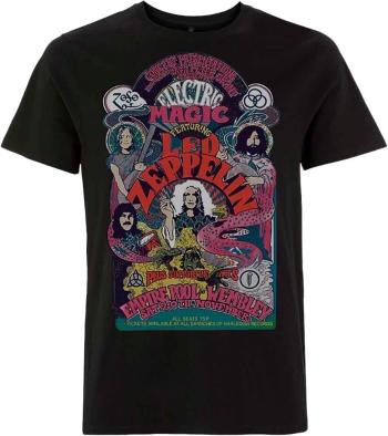 Led Zeppelin Tričko Full Colour Electric Magic Unisex Black L