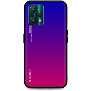 TopQ Kryt LUXURY Realme 9 Pro pevný duhový fialový 73240 (Sun-73240)